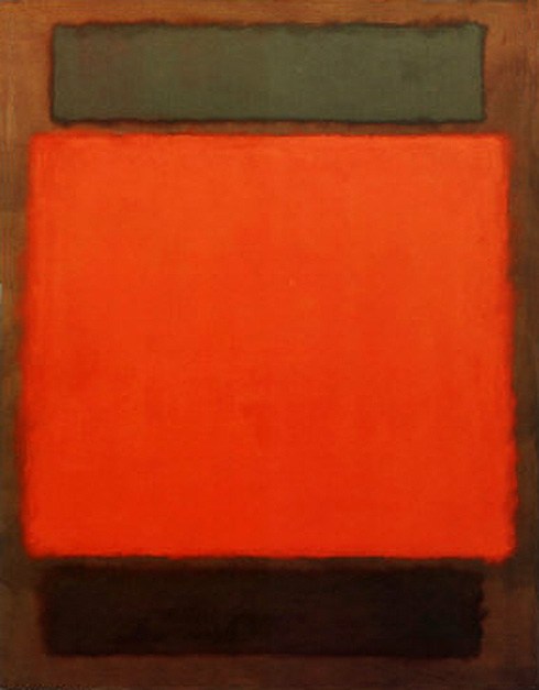 Mark Rothko Orange Brown